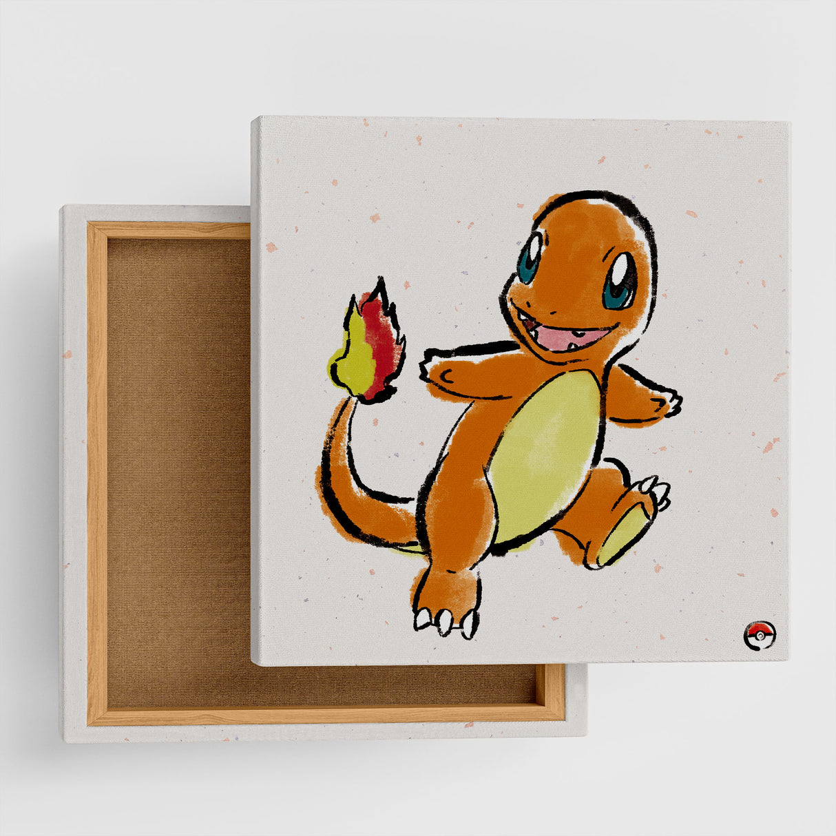 Pokemon Art Panel Brush Painting Charmander
