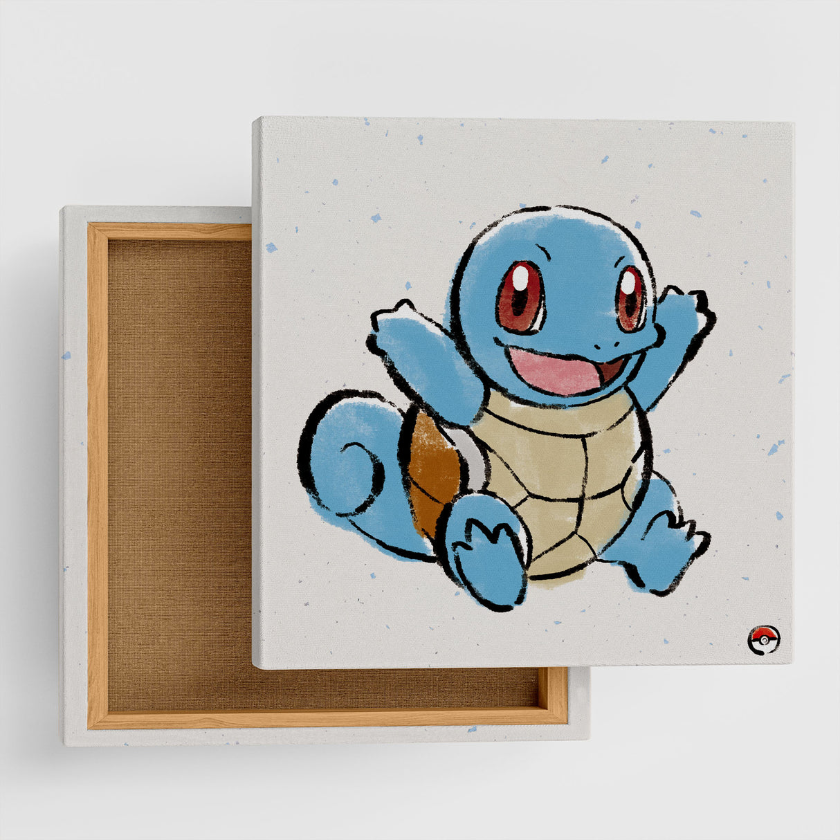 Pokemon Art Panel Brush Painting Squirtle