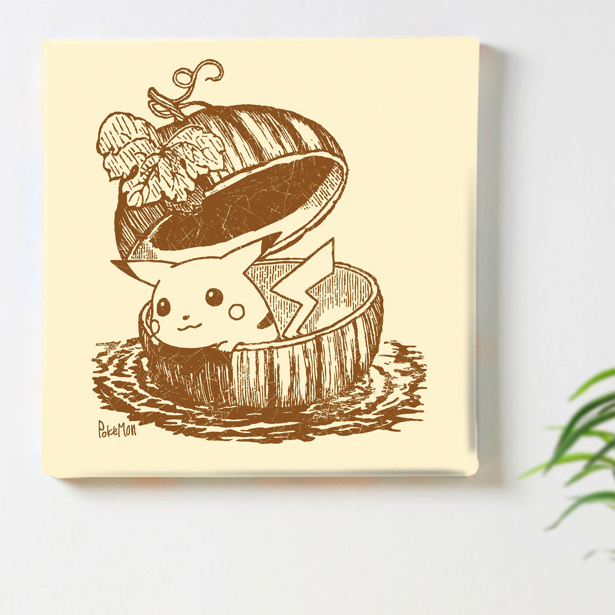 Pokemon Art Panel Sepia 10