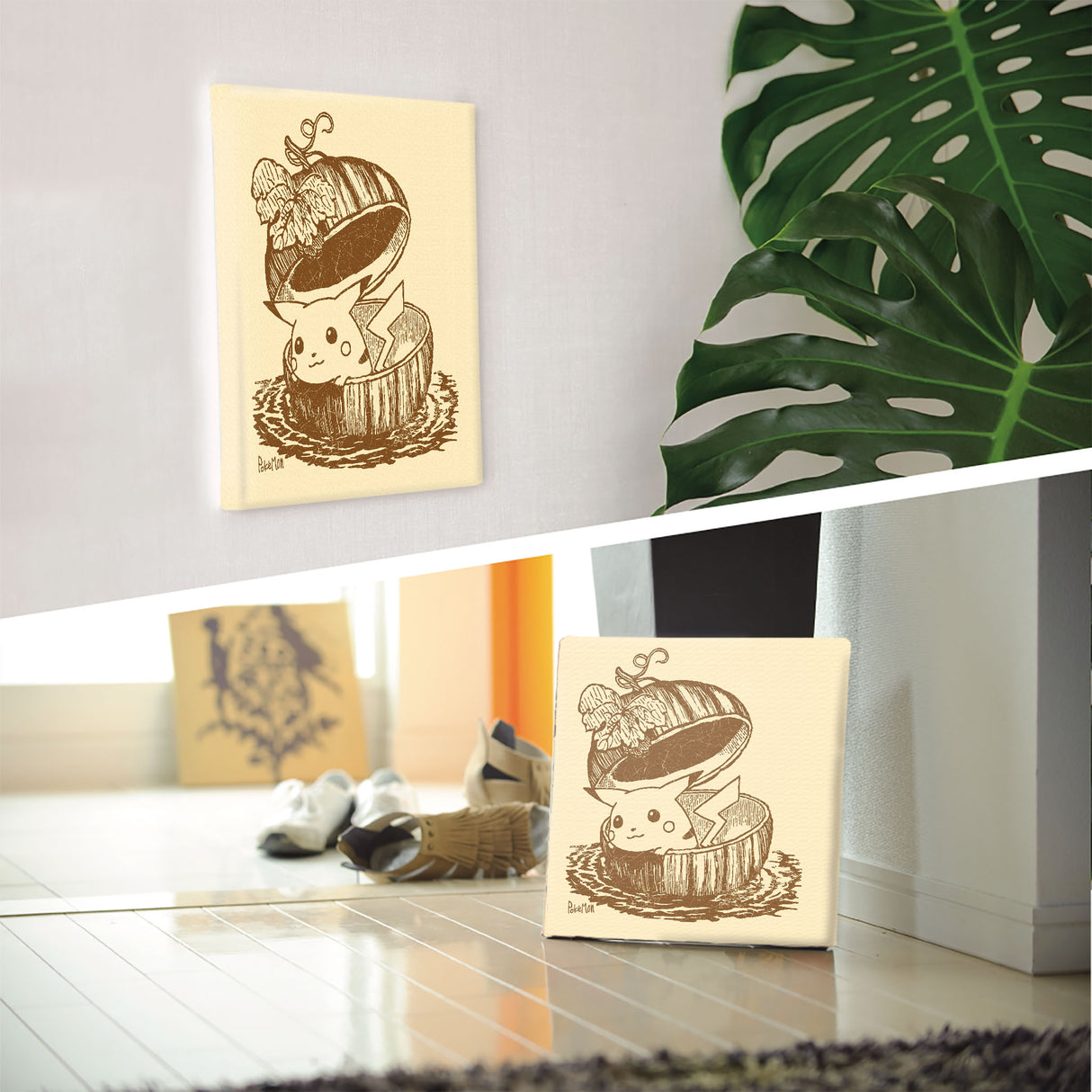 Pokemon Art Panel Sepia 10