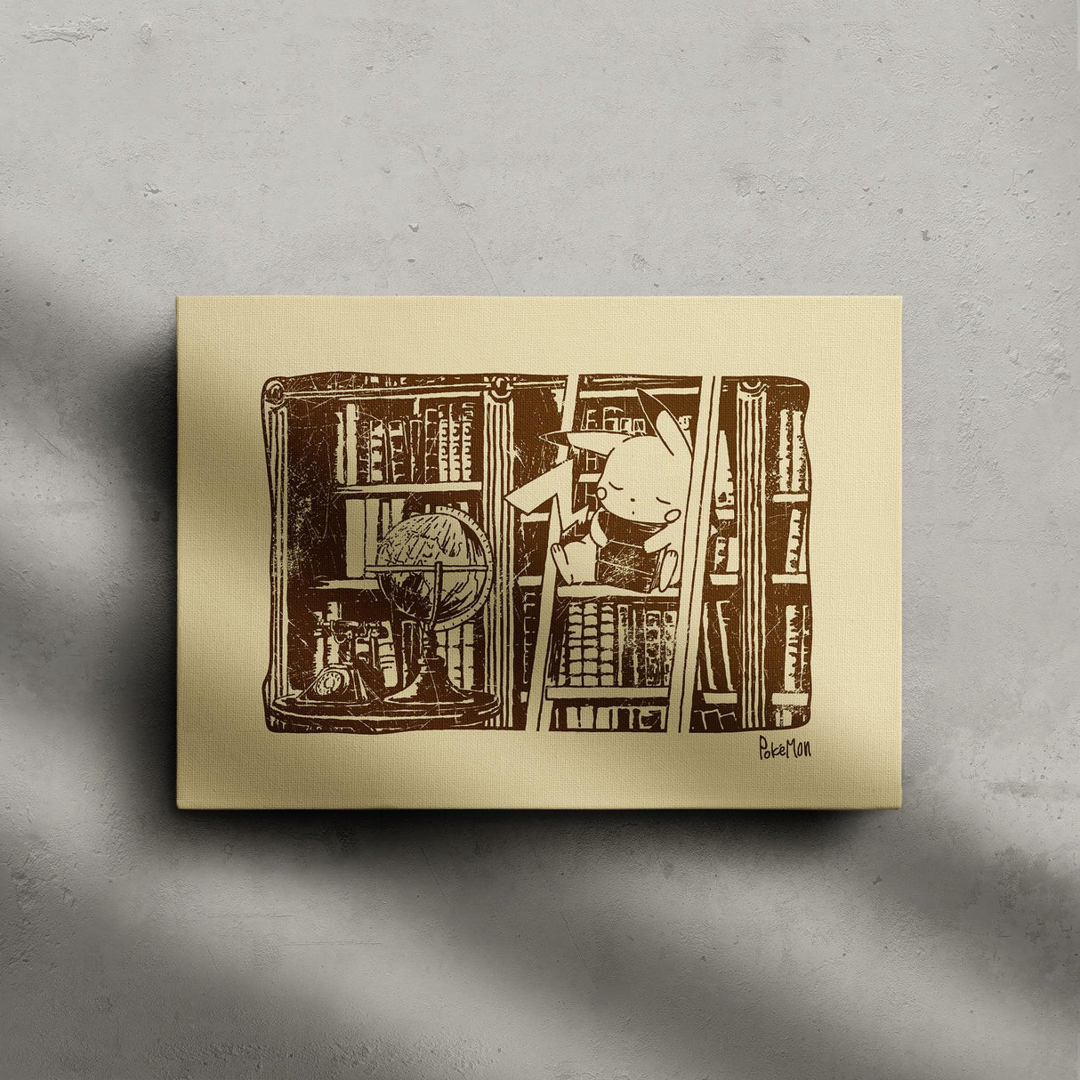 Pokemon Art Panel Sepia 12