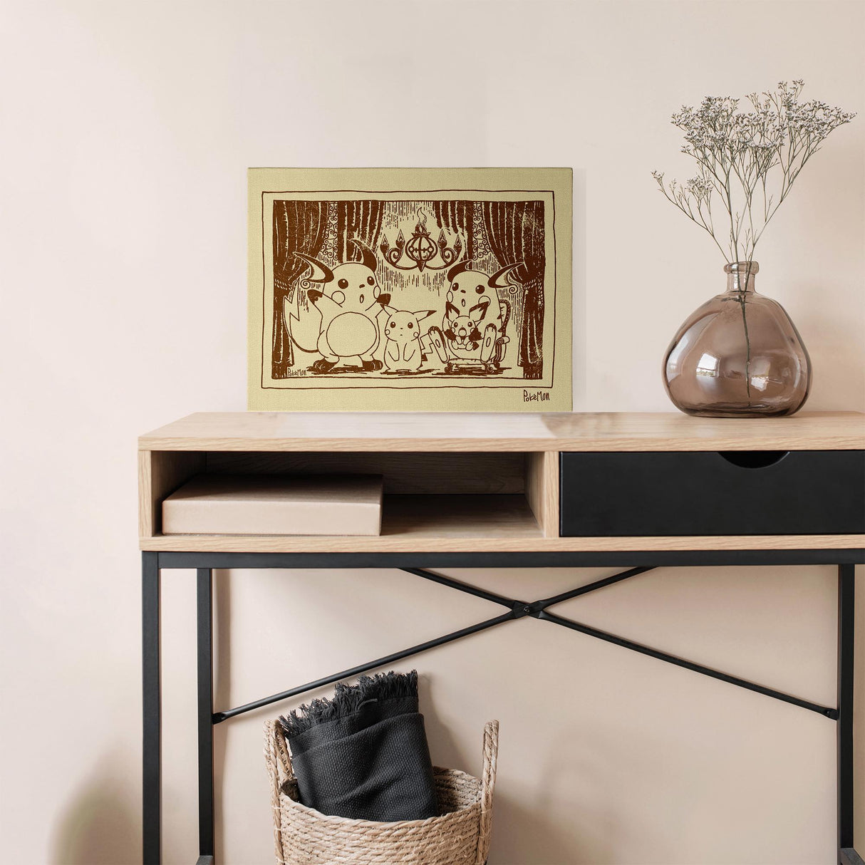 Pokemon Art Panel Sepia 13