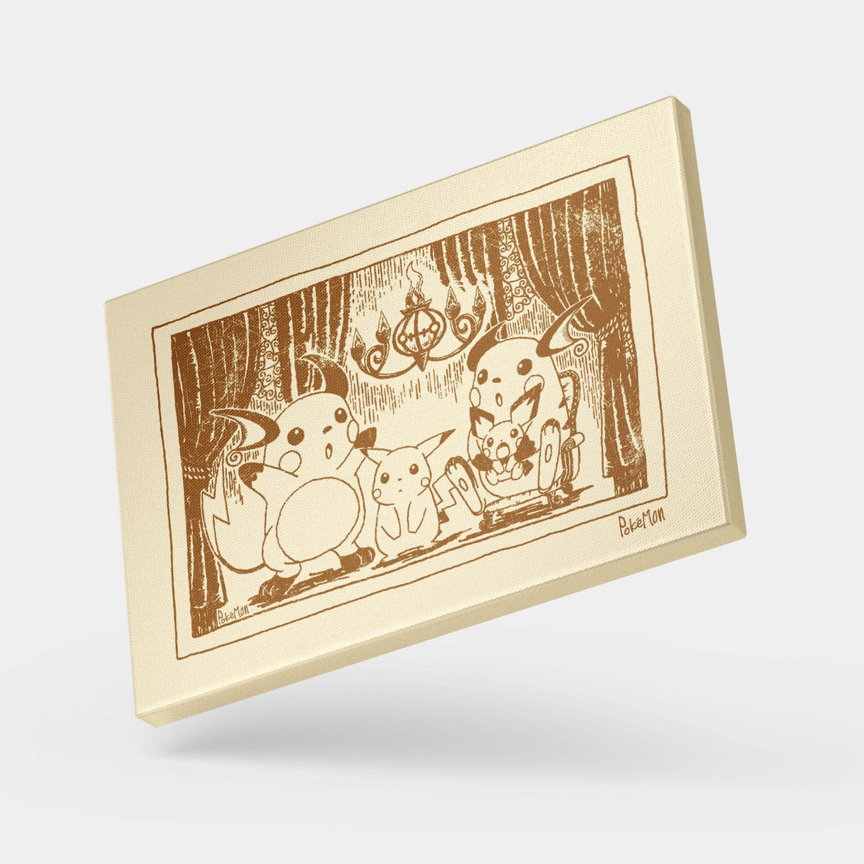 Pokemon Art Panel Sepia 13