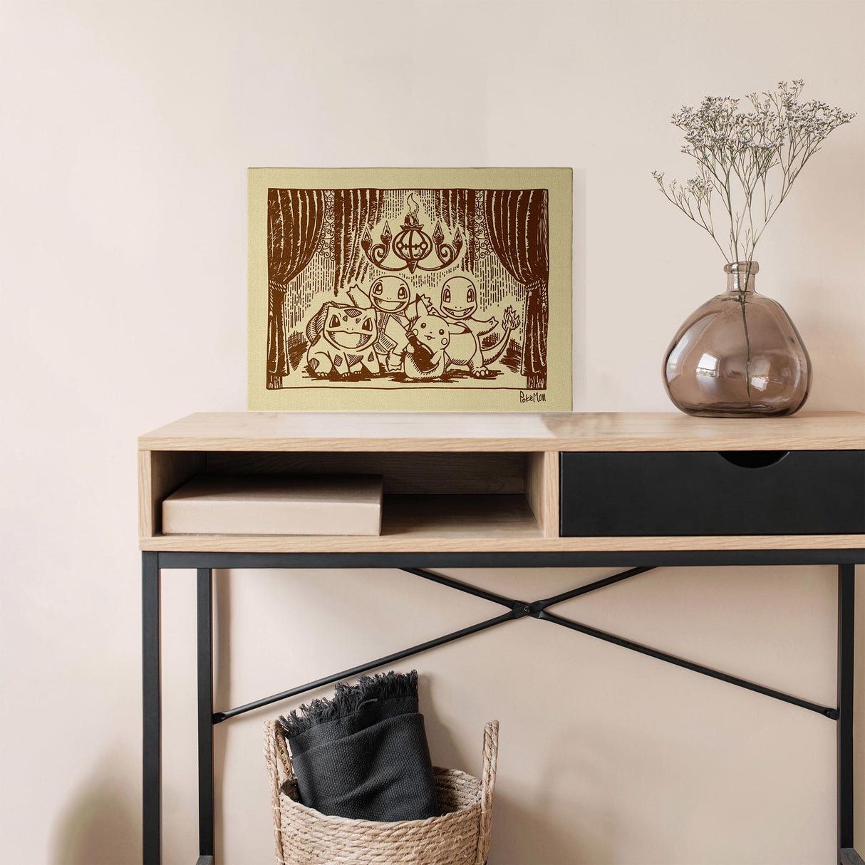 Pokemon Art Panel Sepia 14