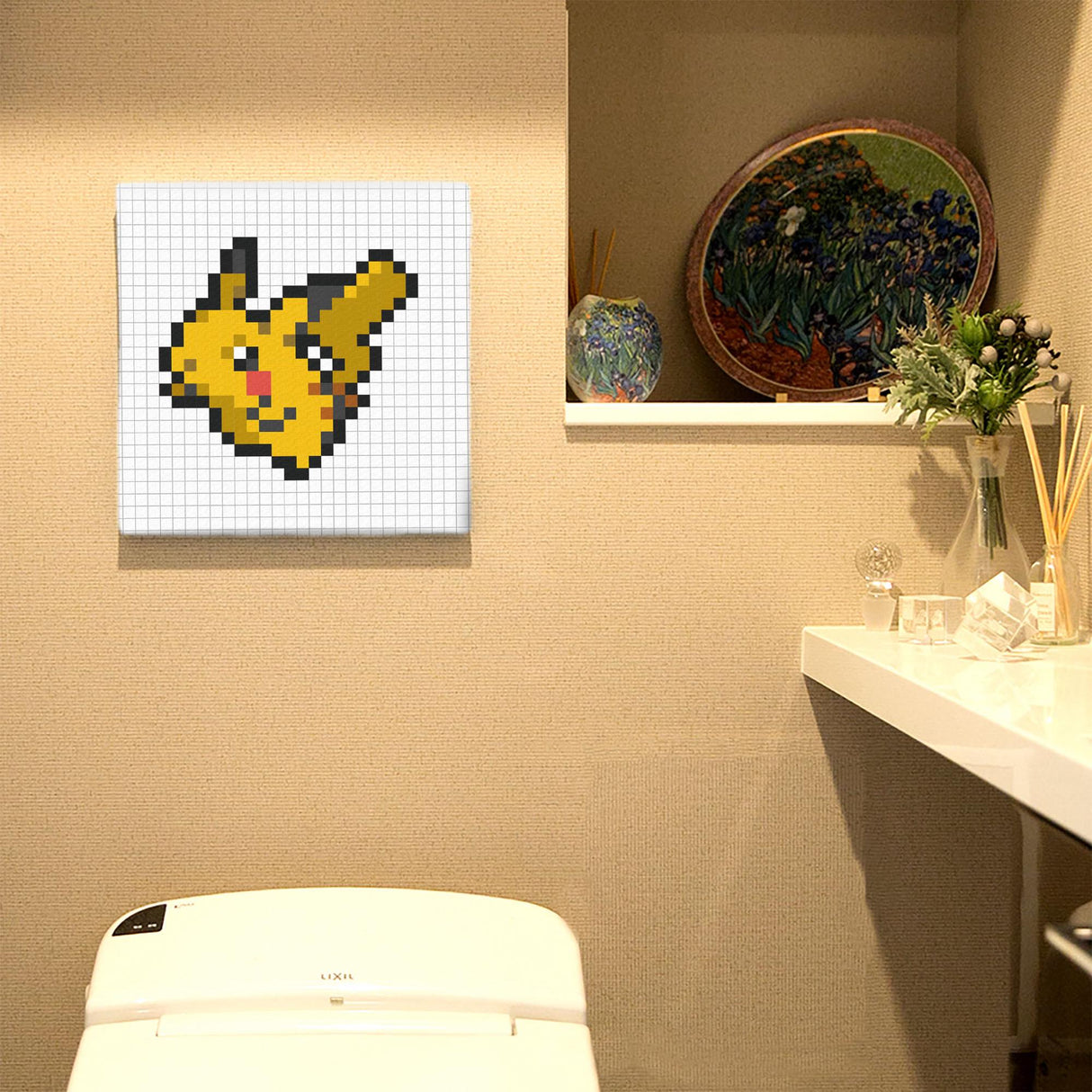 Pokemon Art Panel Pixel Pikachu