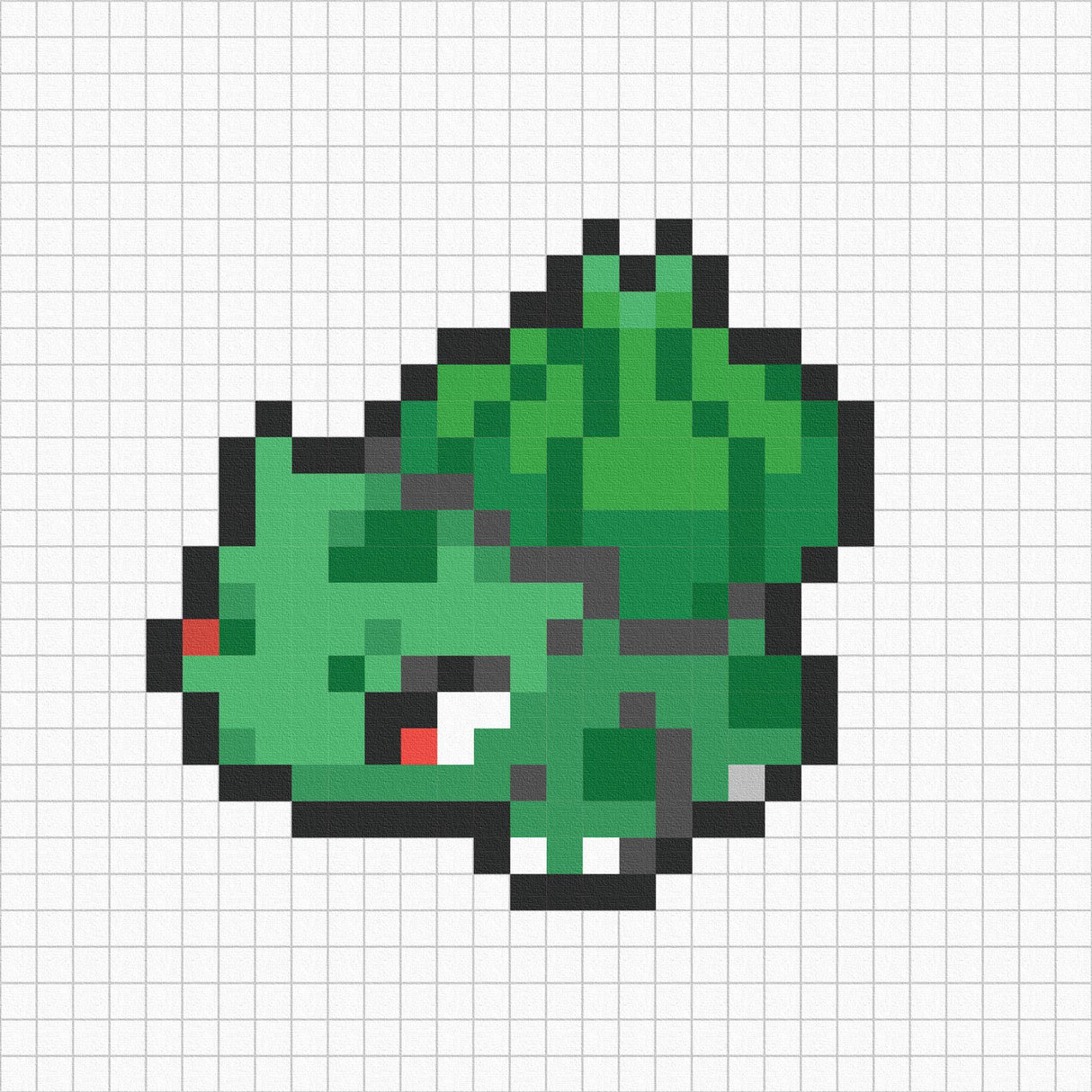 Pokemon Art Panel Pixel Bulbasaur