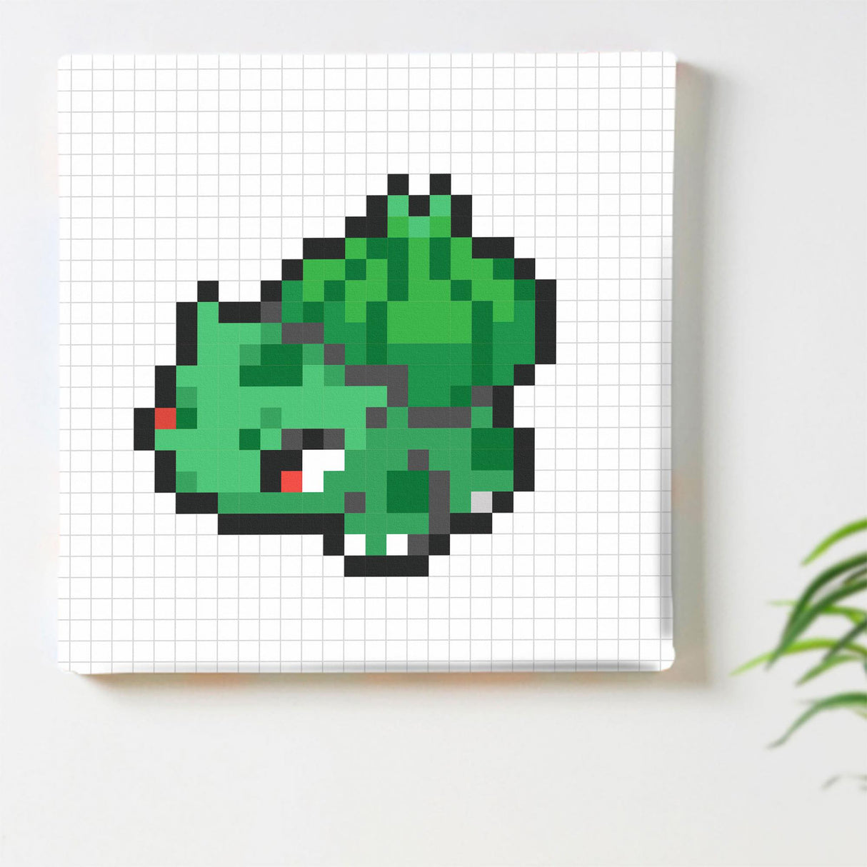 Pokemon Art Panel Pixel Bulbasaur