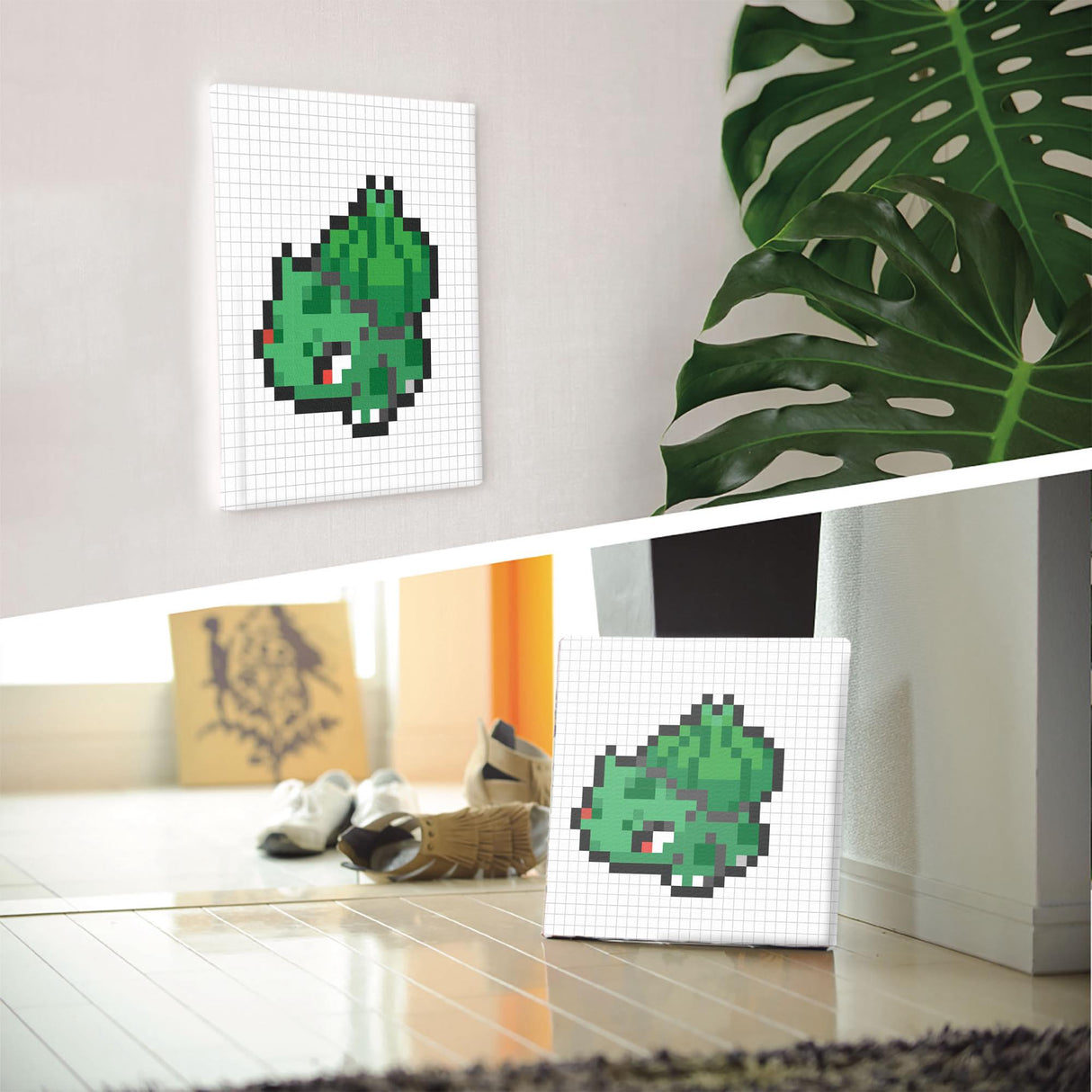 Pokemon Art Panel Pixel Bulbasaur