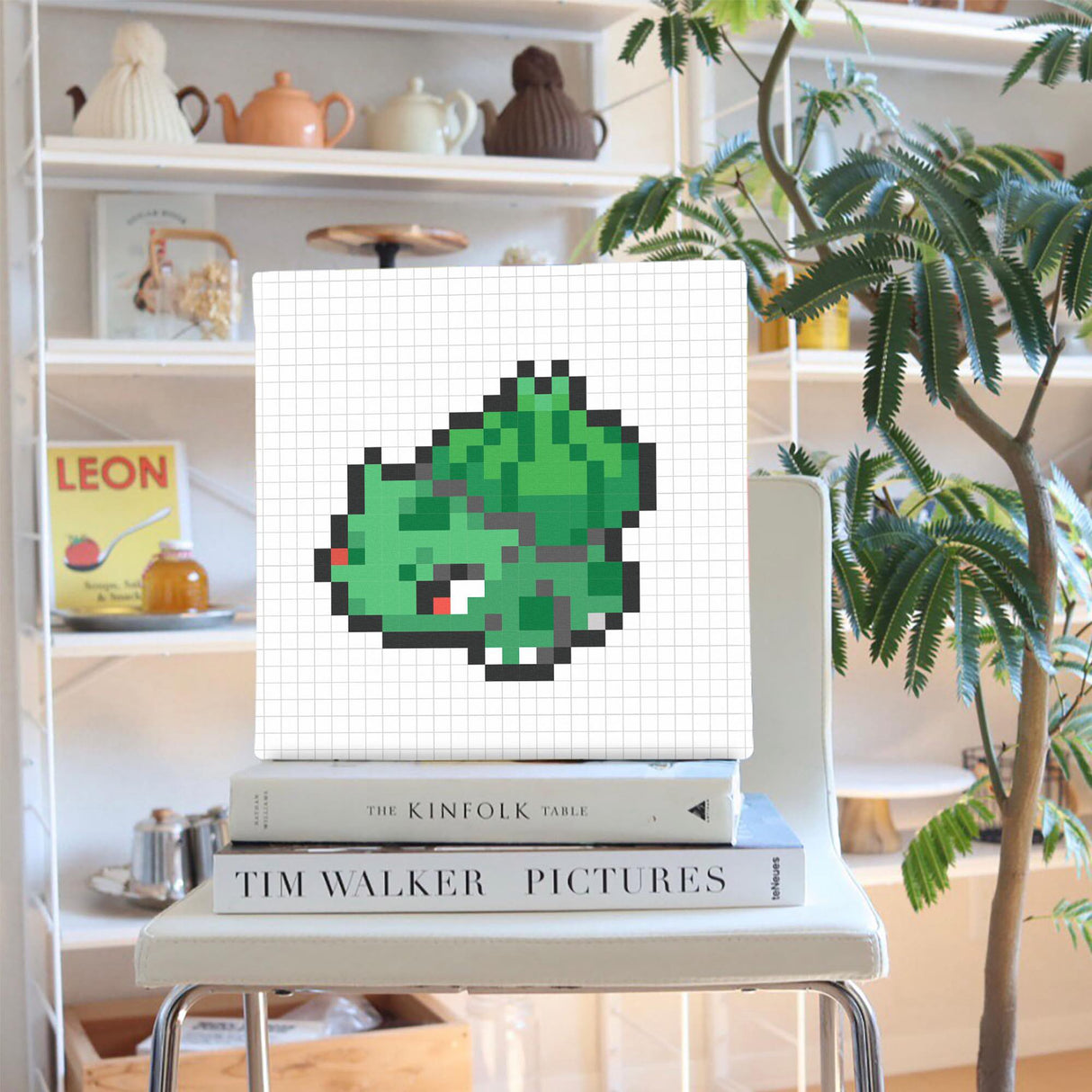 Pokemon Art Panel Pixel Bulbasaur