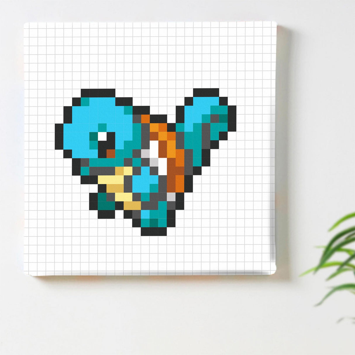 Pokemon Art Panel Pixel Squirtle