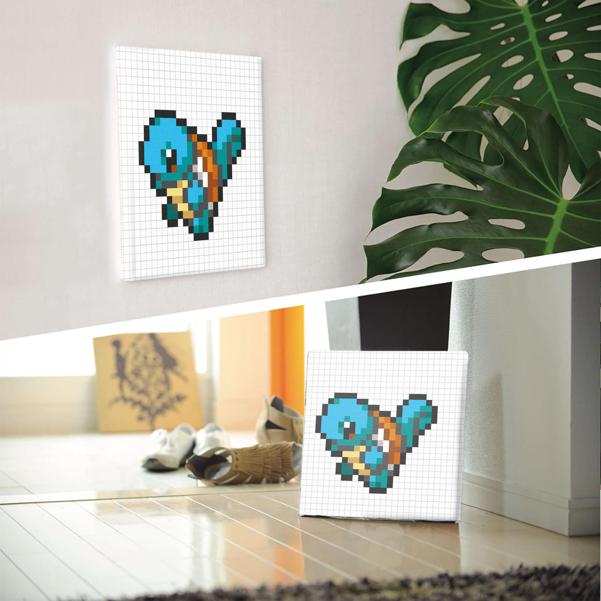 Pokemon Art Panel Pixel Squirtle