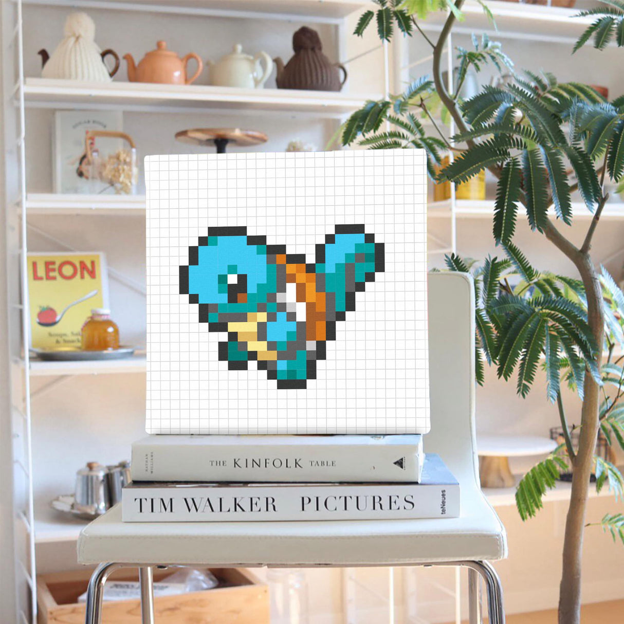 Pokemon Art Panel Pixel Squirtle