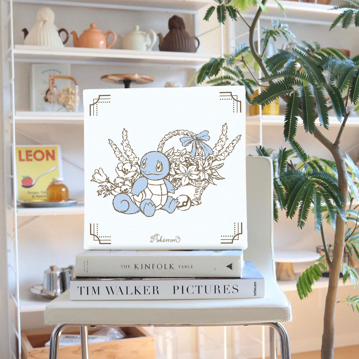 Pokemon Art Panel Botanical Squirtle