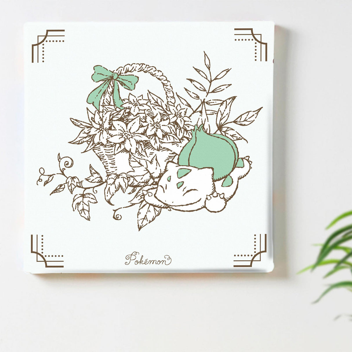 Pokemon Art Panel Botanical Bulbasaur