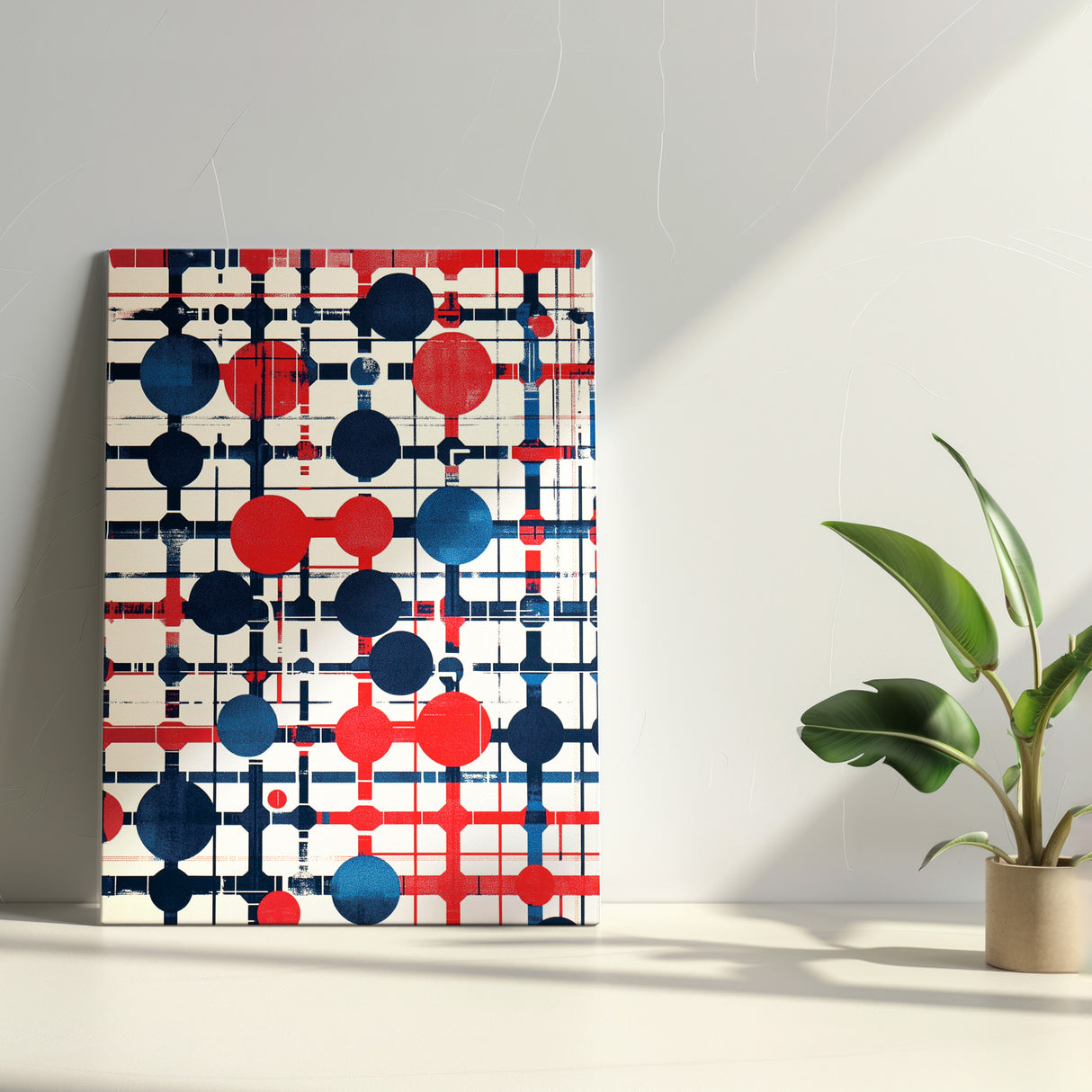 ロンドン地下鉄モチーフのポップアート|都会のリズムを描くインテリア