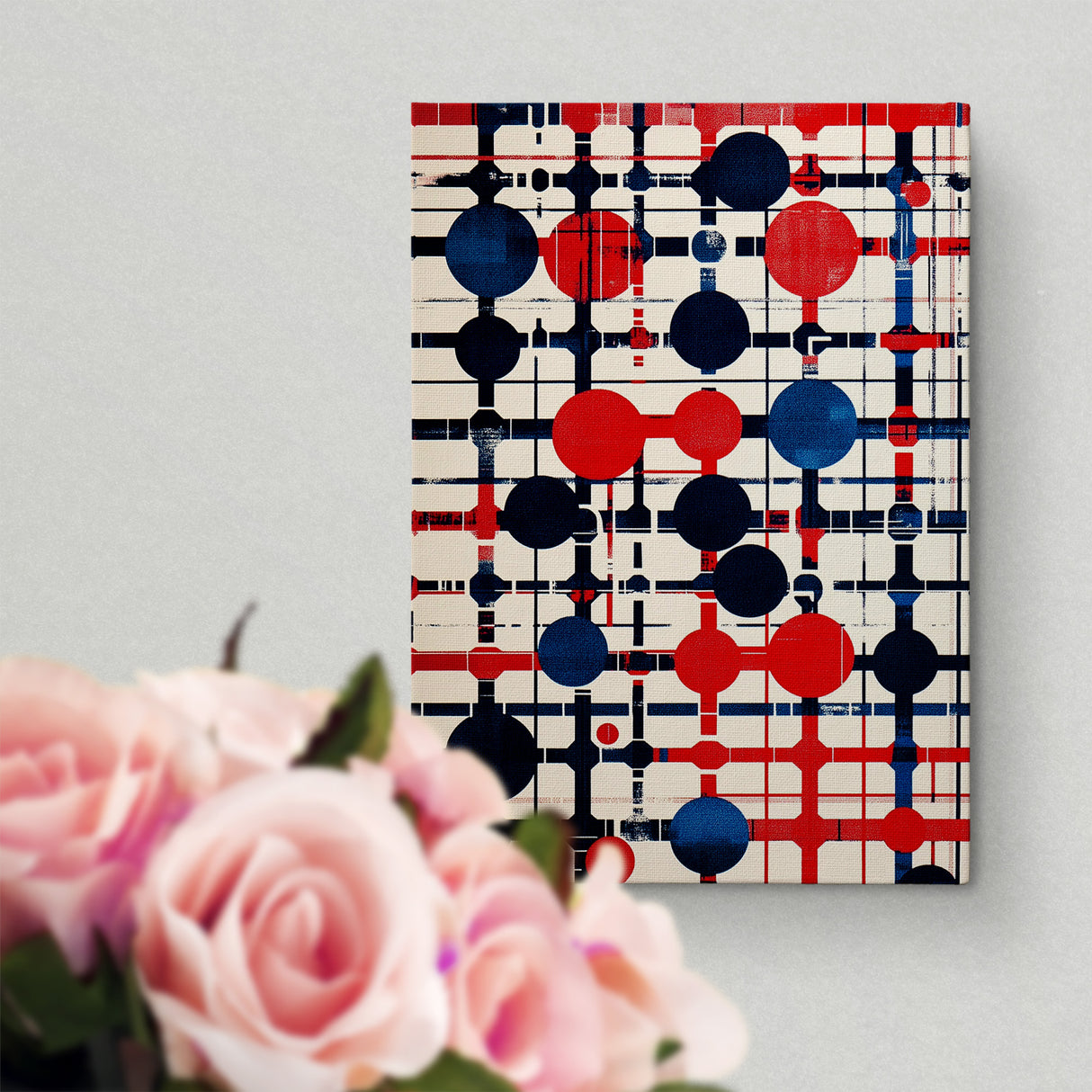 ロンドン地下鉄モチーフのポップアート|都会のリズムを描くインテリア