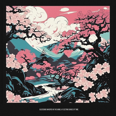 和モダン×ポップアート|春を彩る桜の幻想アート
