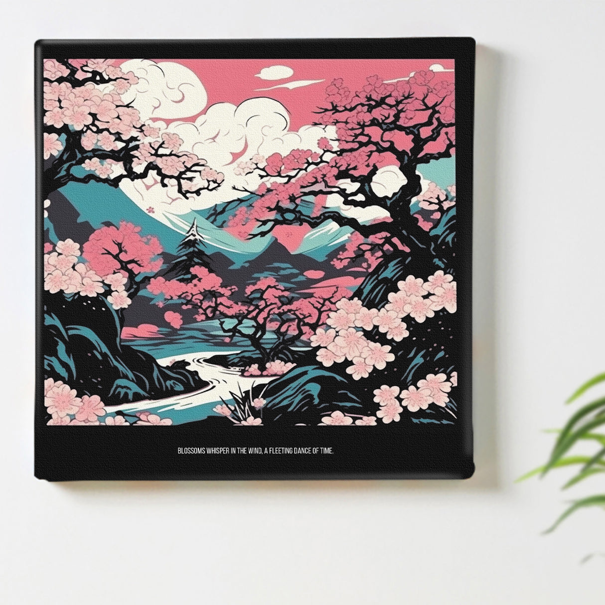 和モダン×ポップアート|春を彩る桜の幻想アート