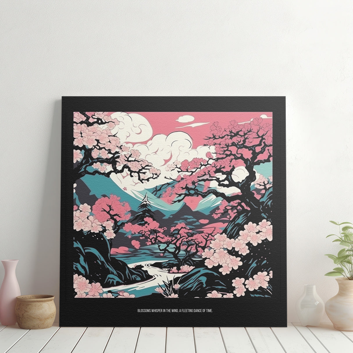 和モダン×ポップアート|春を彩る桜の幻想アート