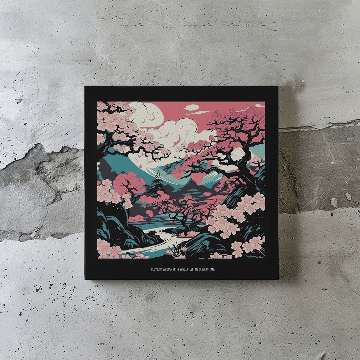 和モダン×ポップアート|春を彩る桜の幻想アート