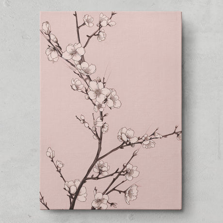 シンプルでおしゃれな桜のアート|ミニマルデザインの魅力