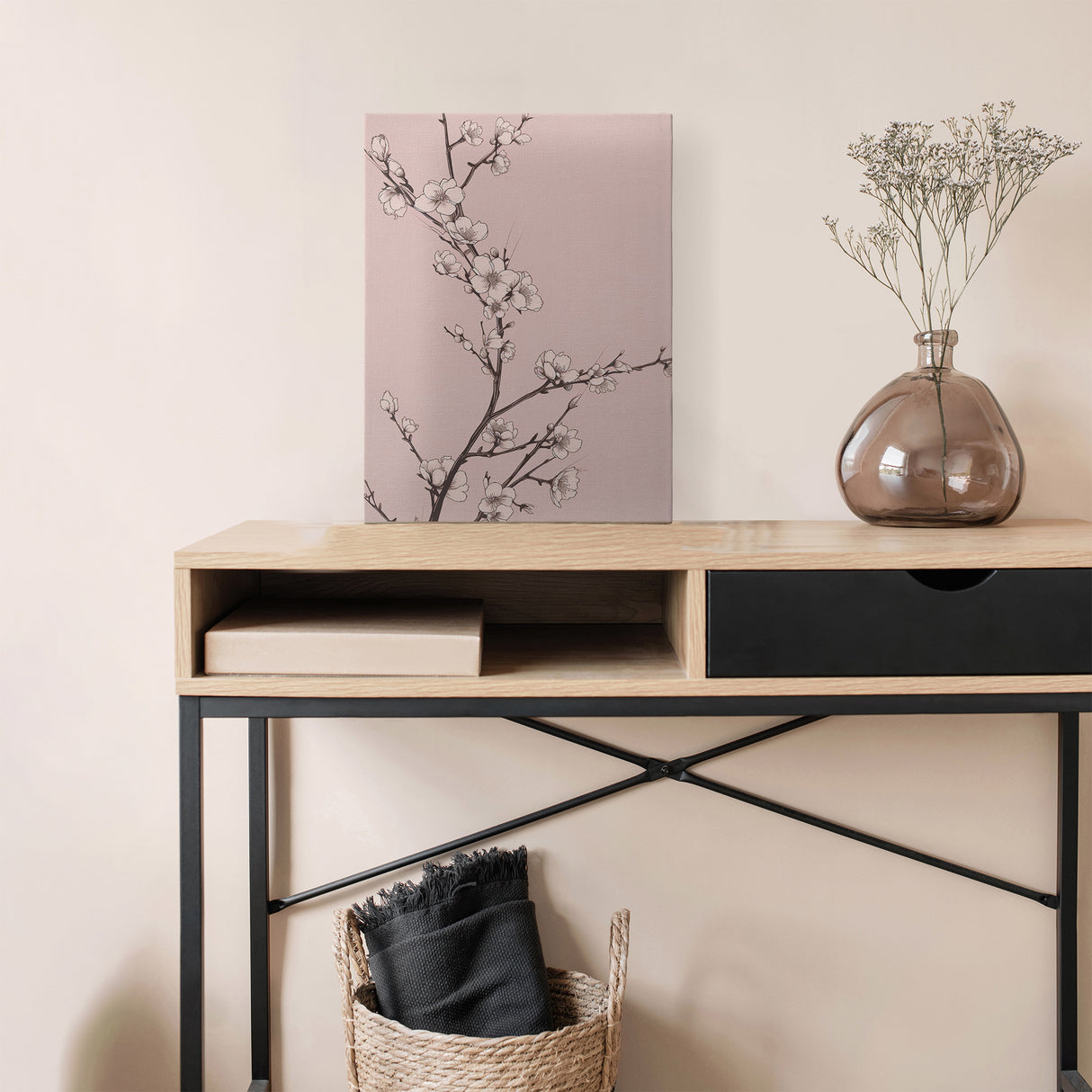 シンプルでおしゃれな桜のアート|ミニマルデザインの魅力