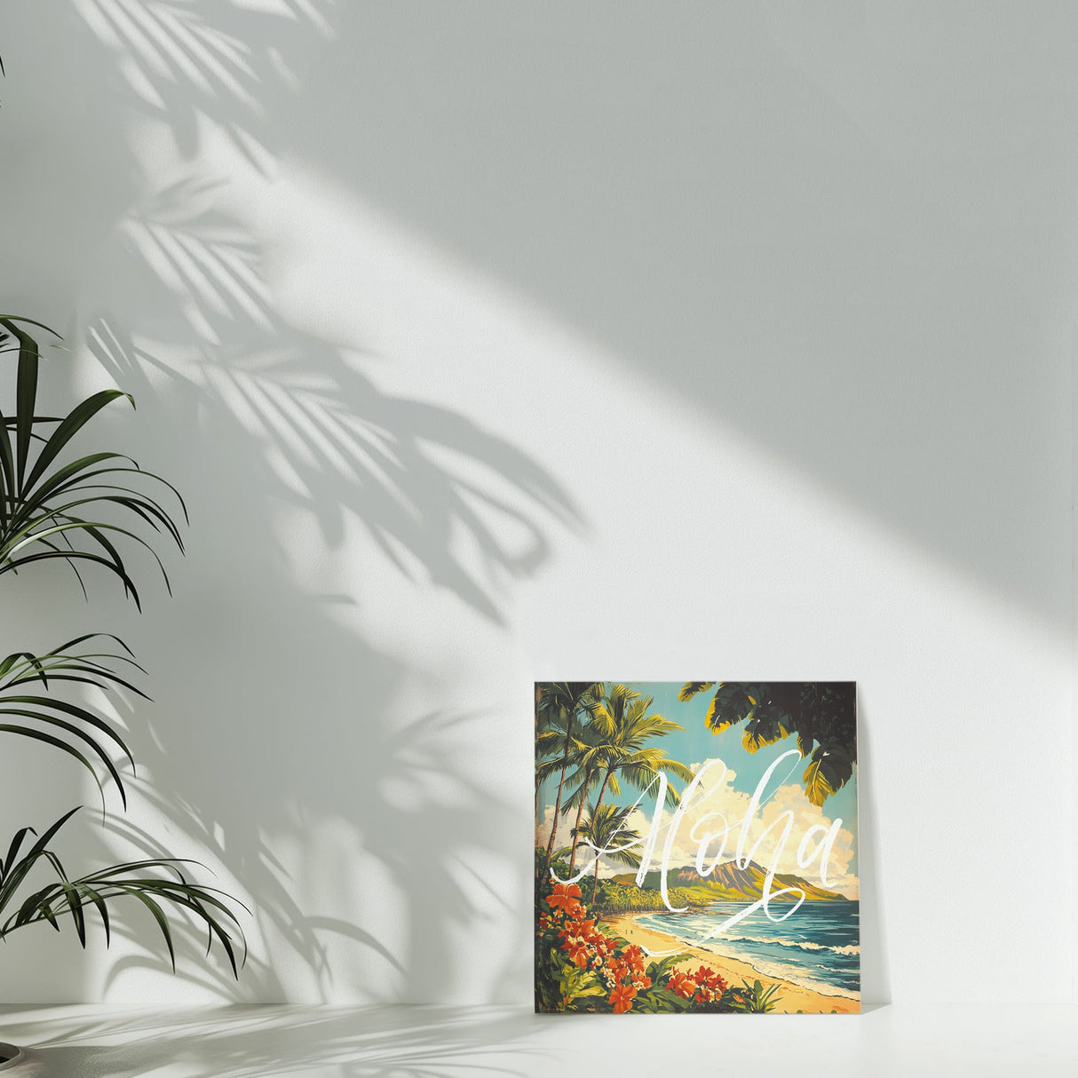 ハワイアンレトロアート「アロハ・ビーチガーデン」