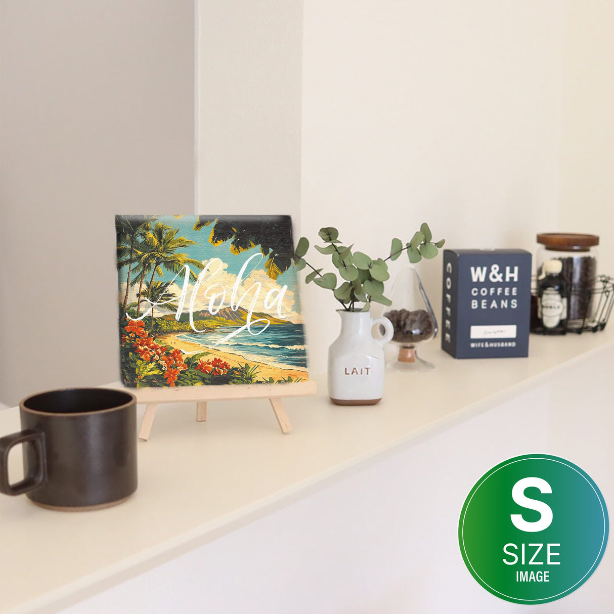 ハワイアンレトロアート「アロハ・ビーチガーデン」