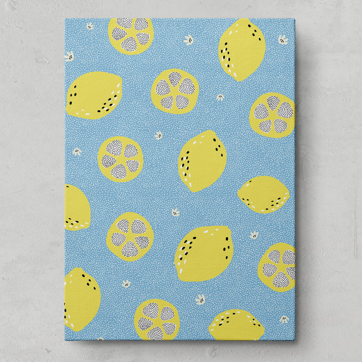 清涼感と活力をもたらす、ブルーとイエロー