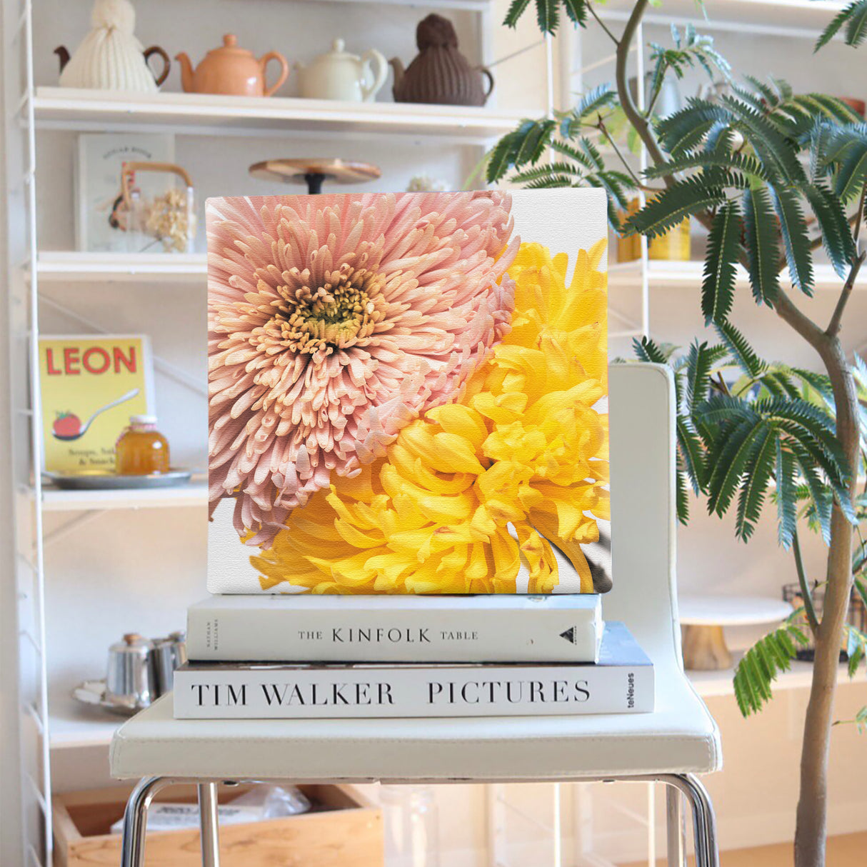 ピンクは安心感&イエローは活力