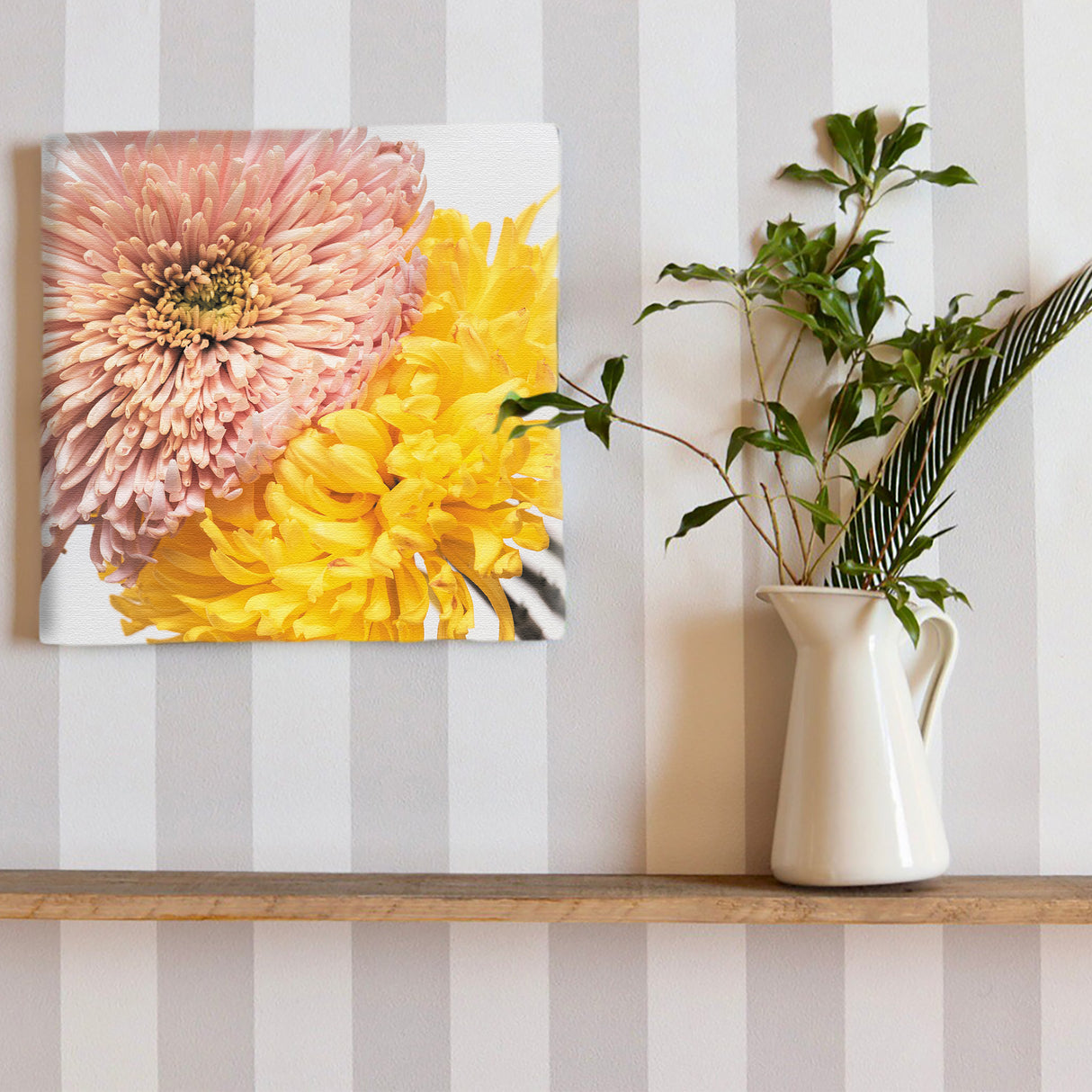 ピンクは安心感&イエローは活力