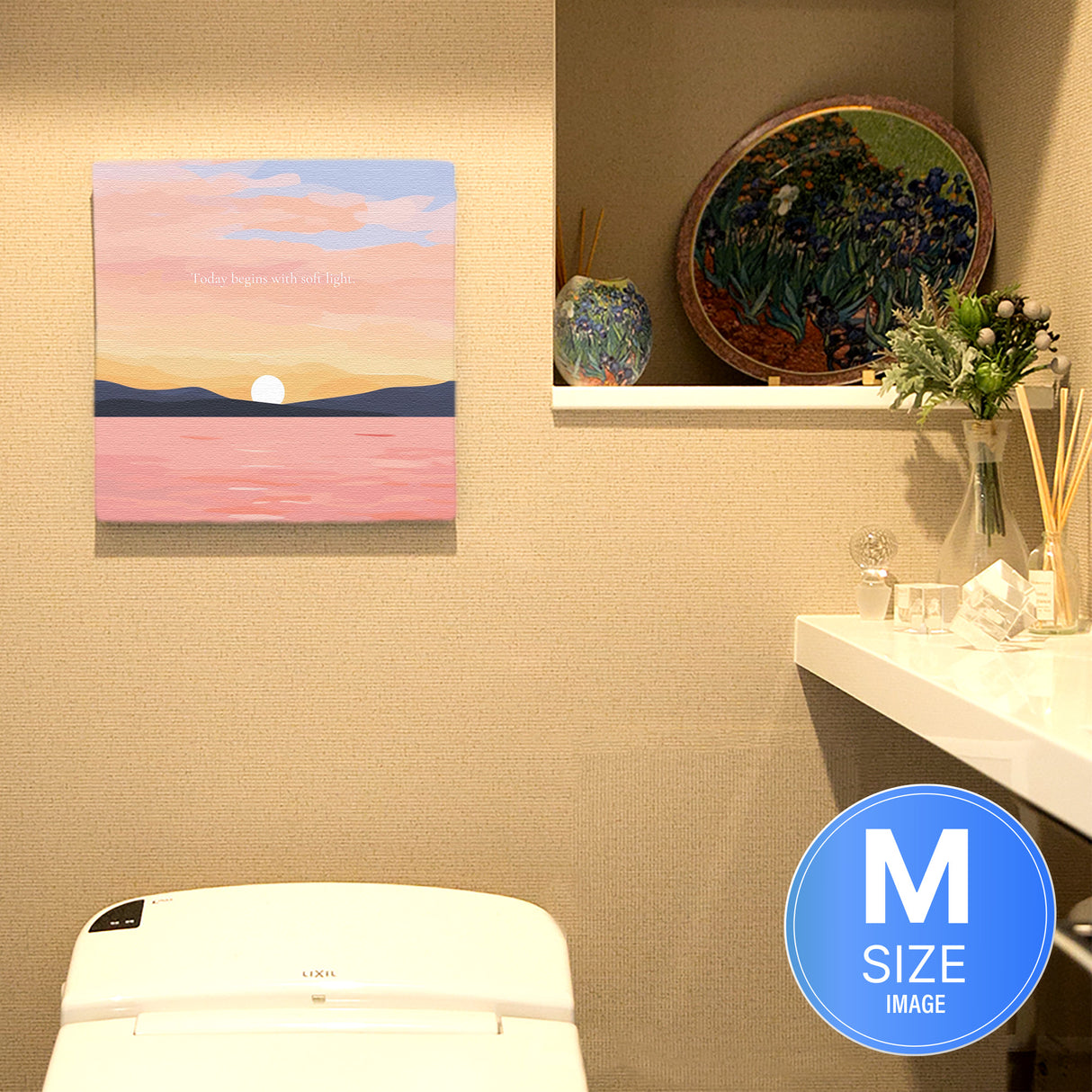 Malibu wall art interior goods art panel canvas popa-1803-021