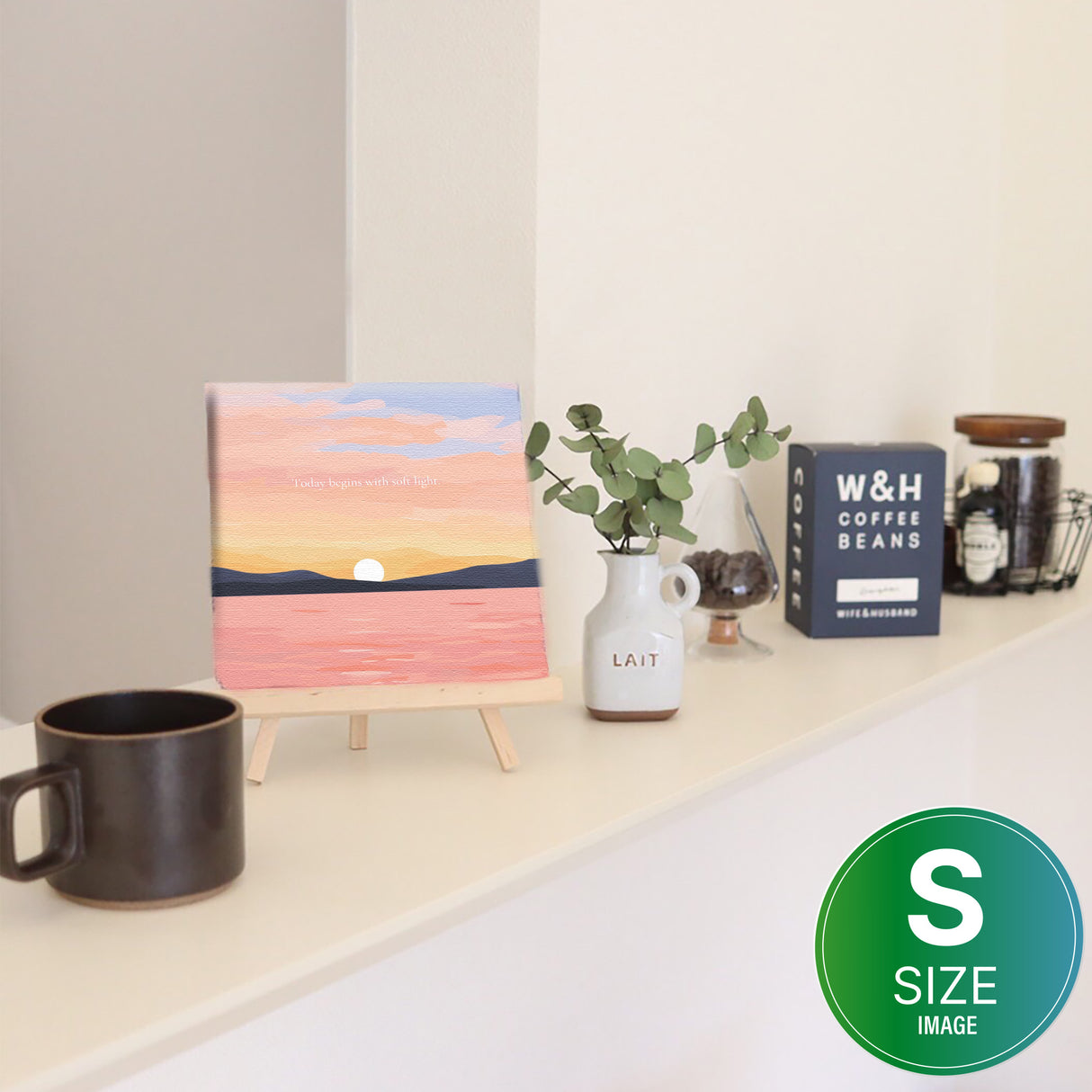 Malibu wall art interior goods art panel canvas popa-1803-021