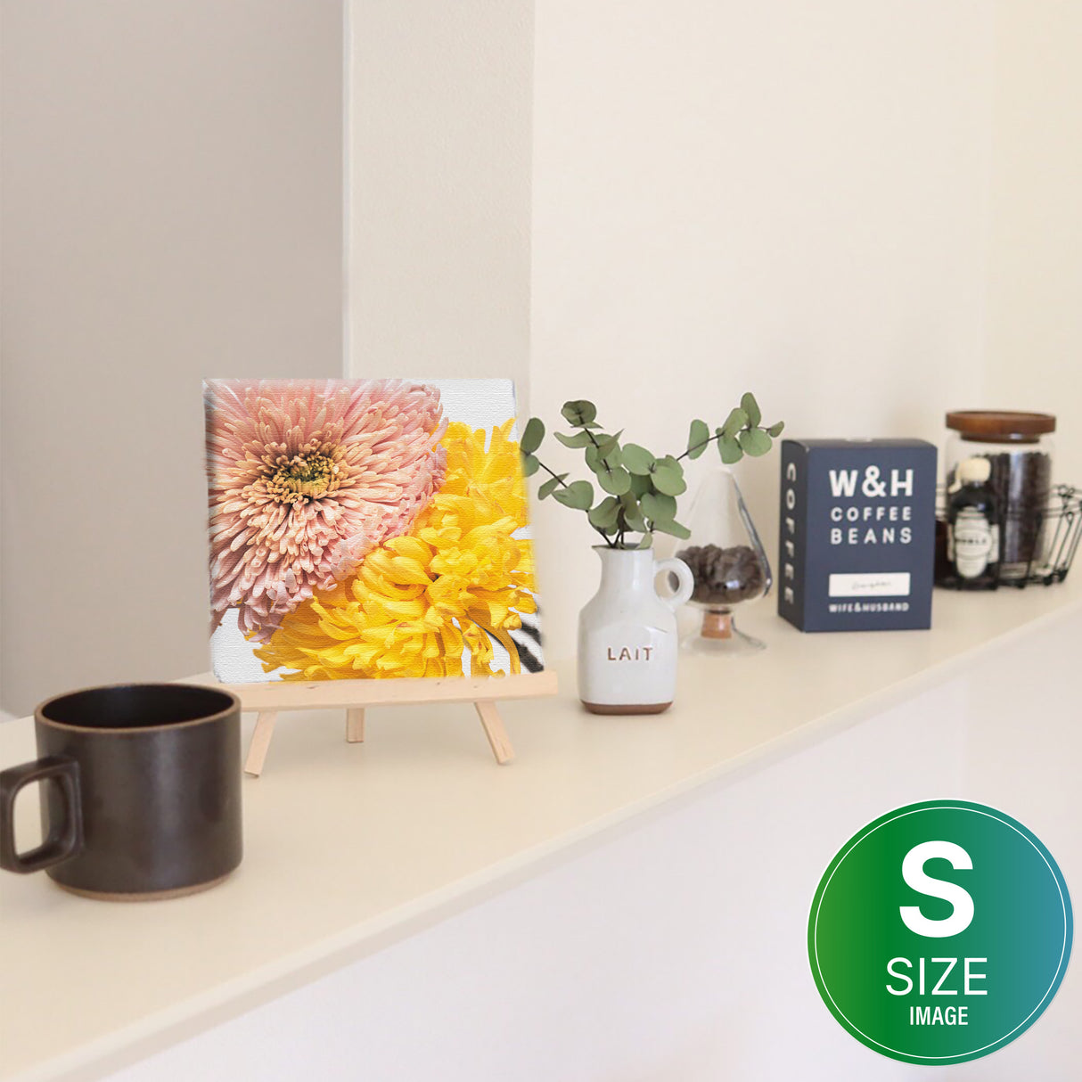 ピンクは安心感&イエローは活力