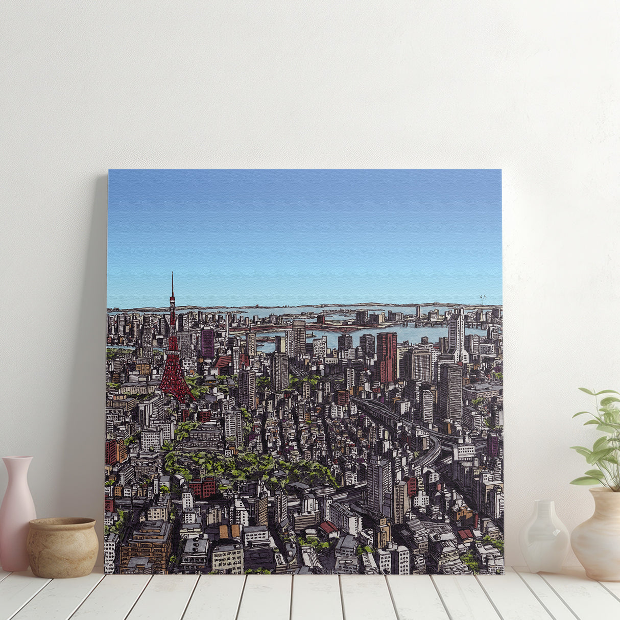 東京、始まりの空 – Tokyo Morning Skyline