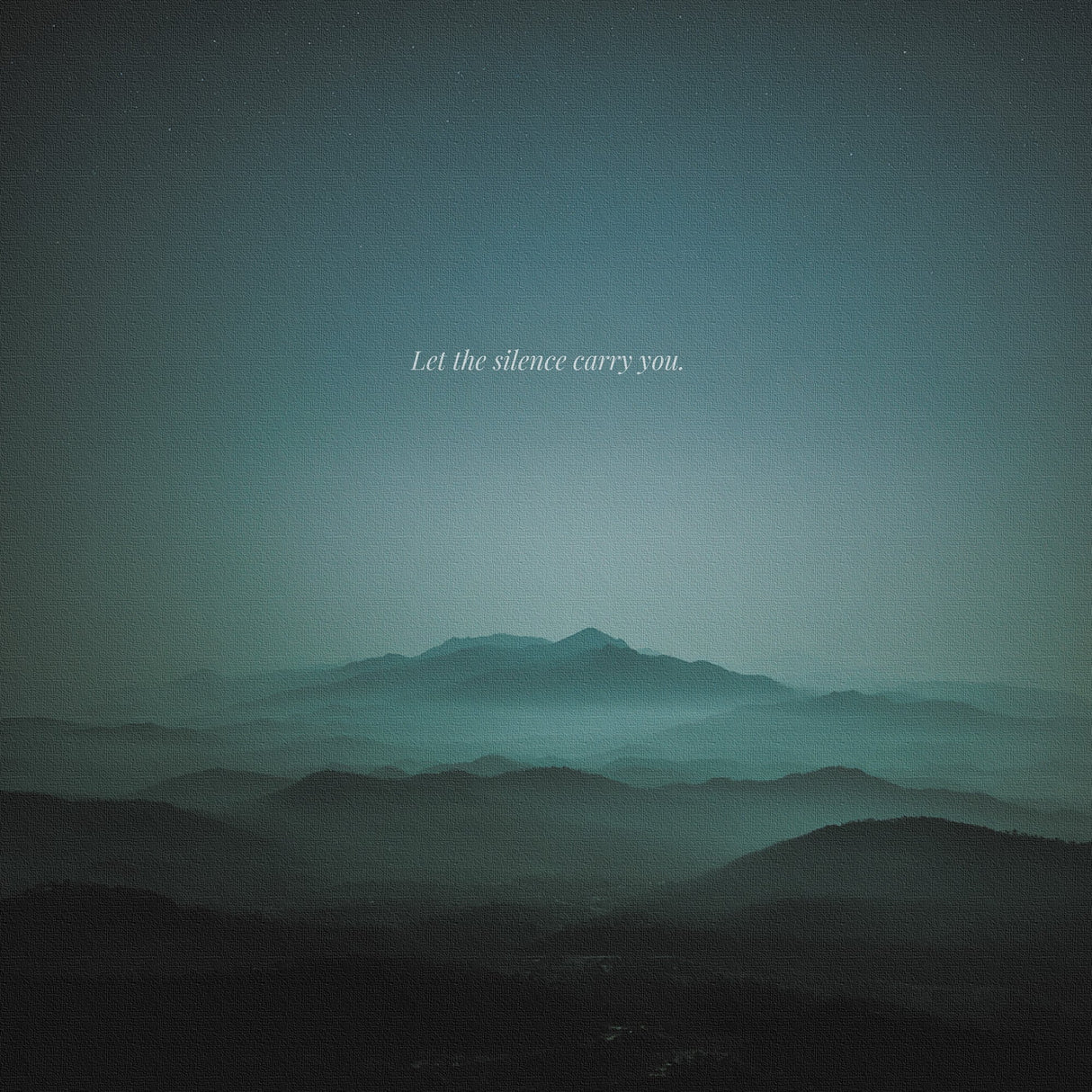 静かに、そっと、眠りの扉をひらいてくれる | Let the Silence Carry You