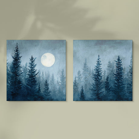 月明かりに照らされ、森の静けさが心を包み眠りへ導く – ツインフォレスト – Twin Forest