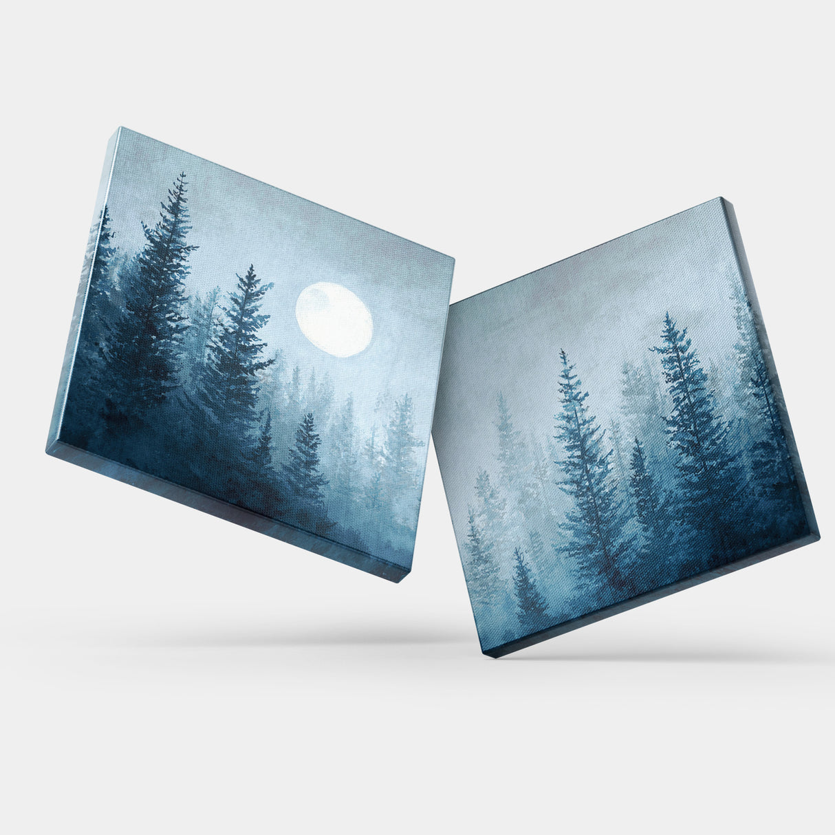 月明かりに照らされ、森の静けさが心を包み眠りへ導く – ツインフォレスト – Twin Forest