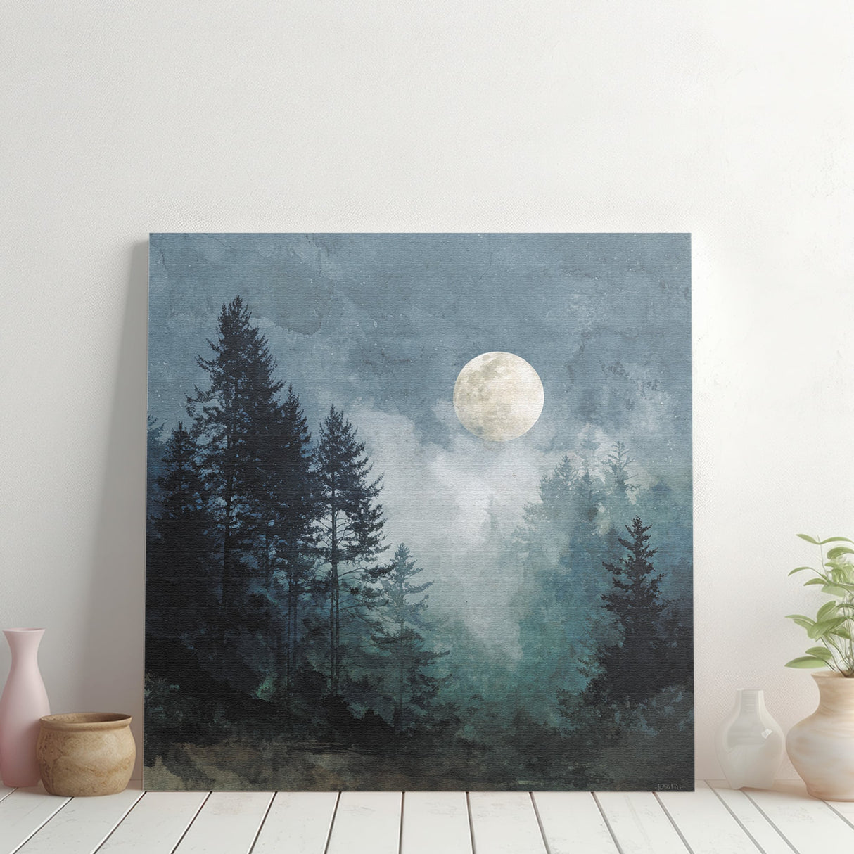 月明かりに耳を澄ますと、木々のさざめきが思考をほどき眠りへ導く – 月の森 – Moonlit Forest