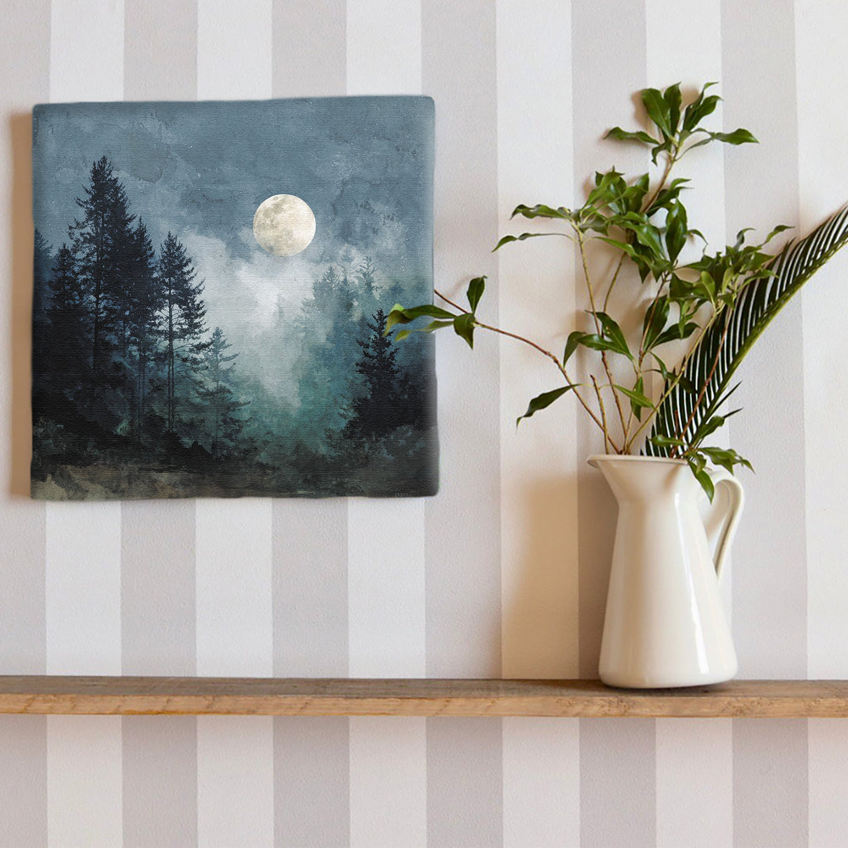 月明かりに耳を澄ますと、木々のさざめきが思考をほどき眠りへ導く – 月の森 – Moonlit Forest