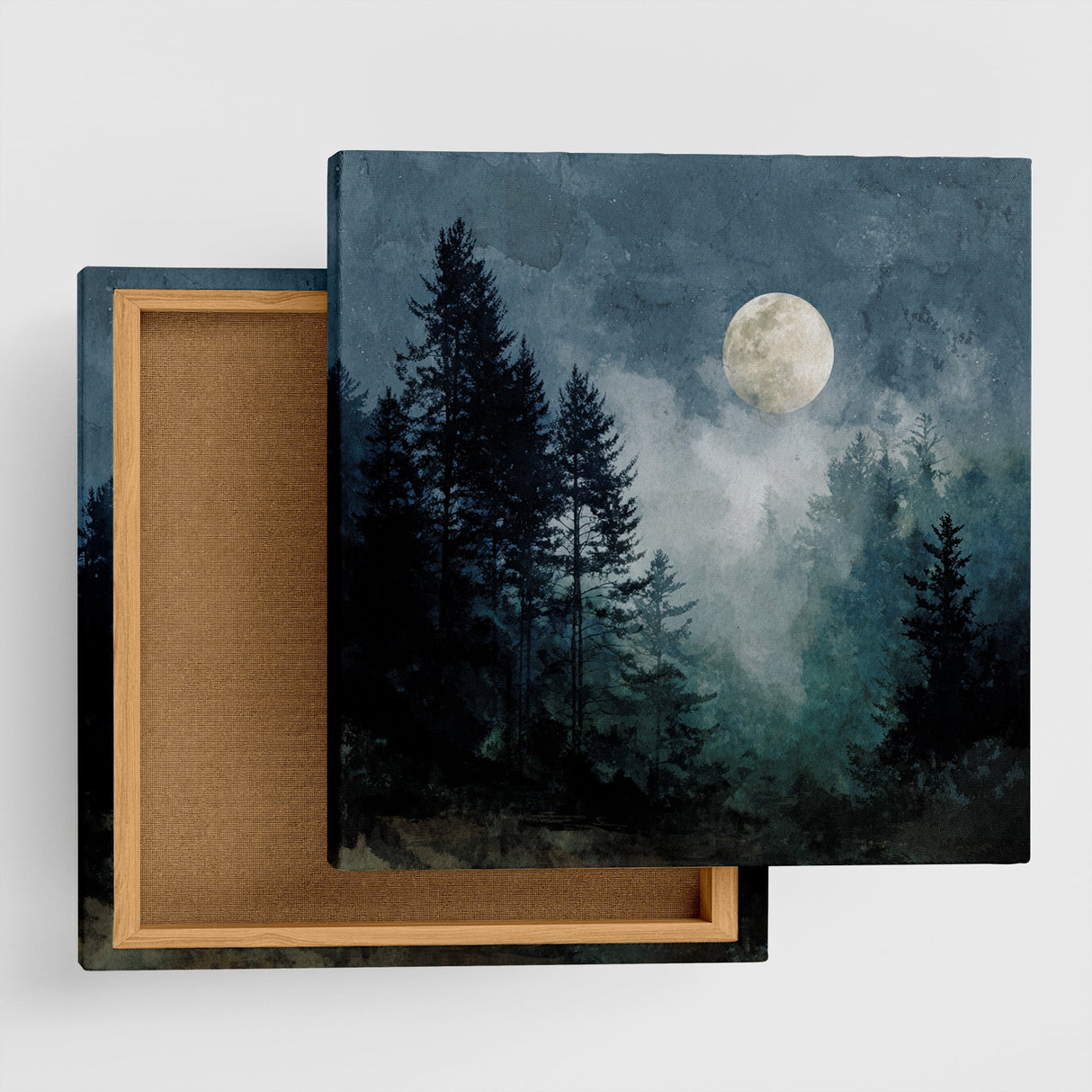 月明かりに耳を澄ますと、木々のさざめきが思考をほどき眠りへ導く – 月の森 – Moonlit Forest