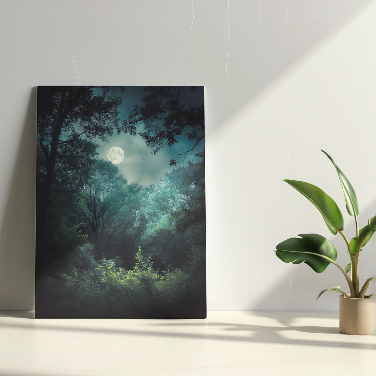 月明かりに包まれ、心が静かに深呼吸を始める – ミッドナイト・フォレスト – Midnight Forest