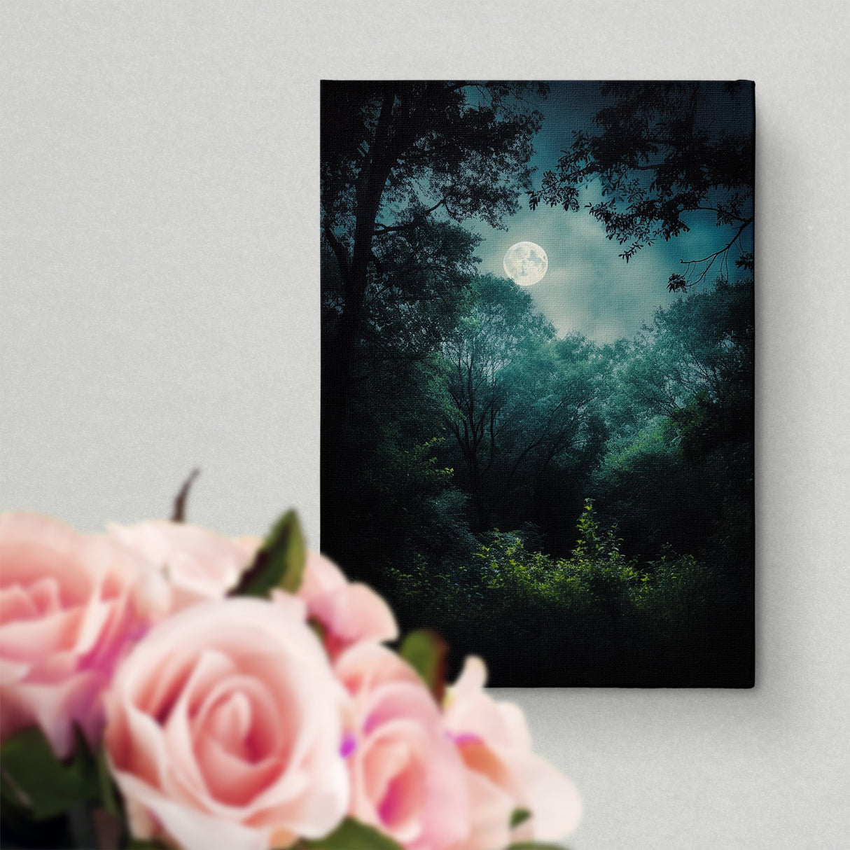 月明かりに包まれ、心が静かに深呼吸を始める – ミッドナイト・フォレスト – Midnight Forest