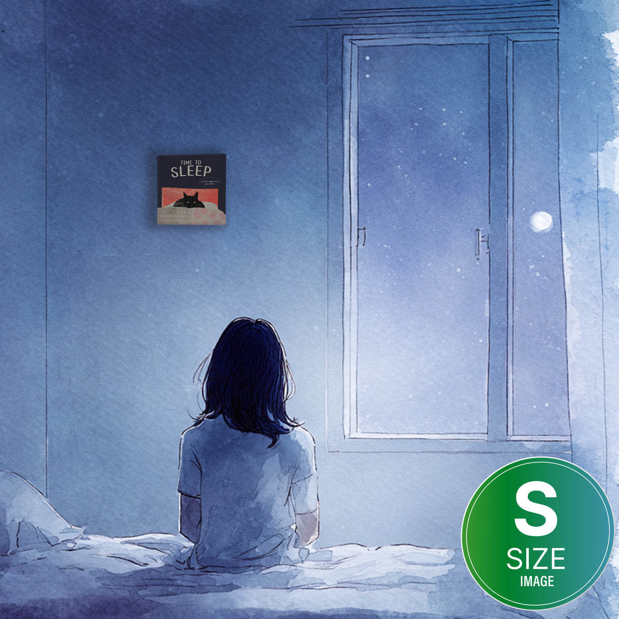 まどろみに誘う、眠りの番猫がそっと見守る – スリープ・キャット – Sleep Cat