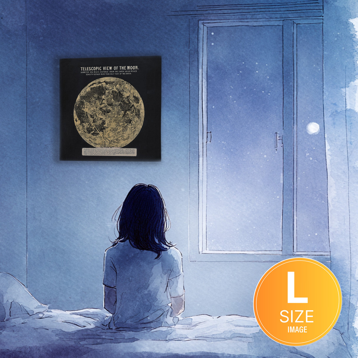 まぶたの奥にやわらかな余白がひろがり、眠りへと沈んでいく – 月面の静謐 – Lunar Serenity