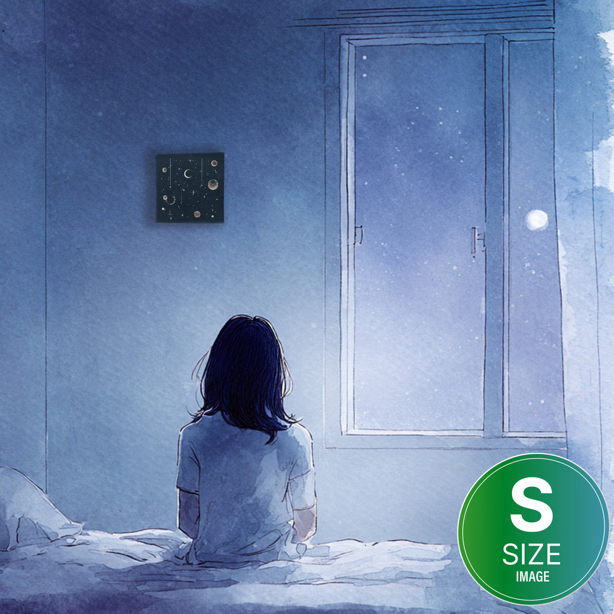 呼吸がすうっと深くなり、やさしい夜のまどろみへと誘われる – 星々の余白 – Celestial Quietude