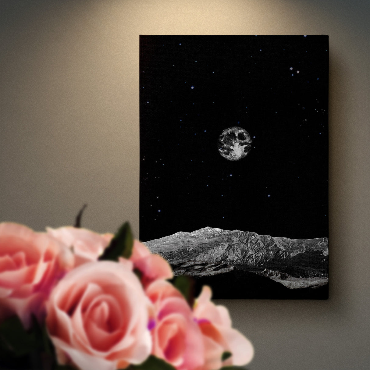 胸の奥のざわめきが、ゆっくりと遠くへほどけていく – 月下の静景 – Moonlit Stillness