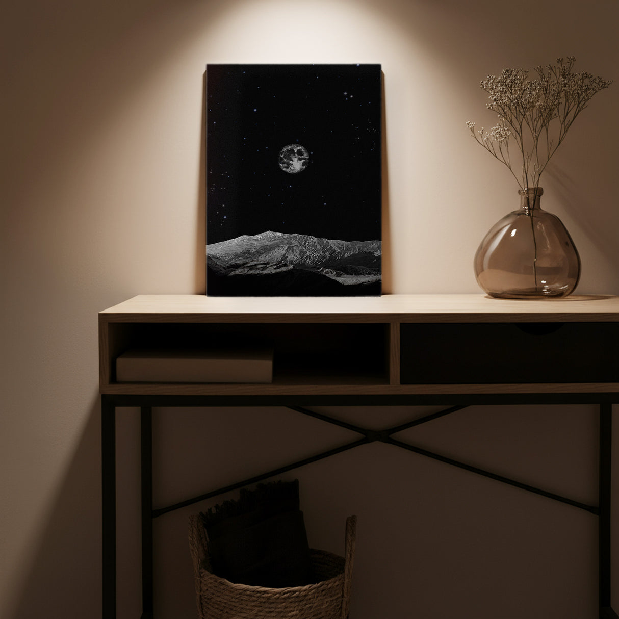 胸の奥のざわめきが、ゆっくりと遠くへほどけていく – 月下の静景 – Moonlit Stillness