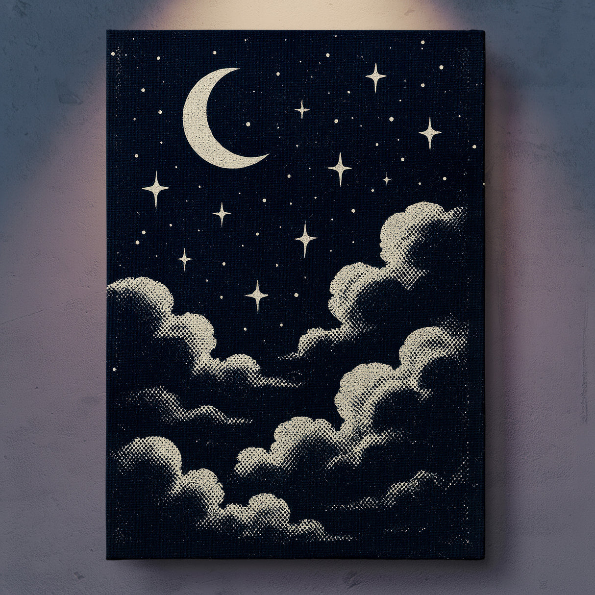 まぶたがそっと落ちて、心が雲に抱かれるようにやわらぐ – 月夜のまどろみ – Moonlit Slumber