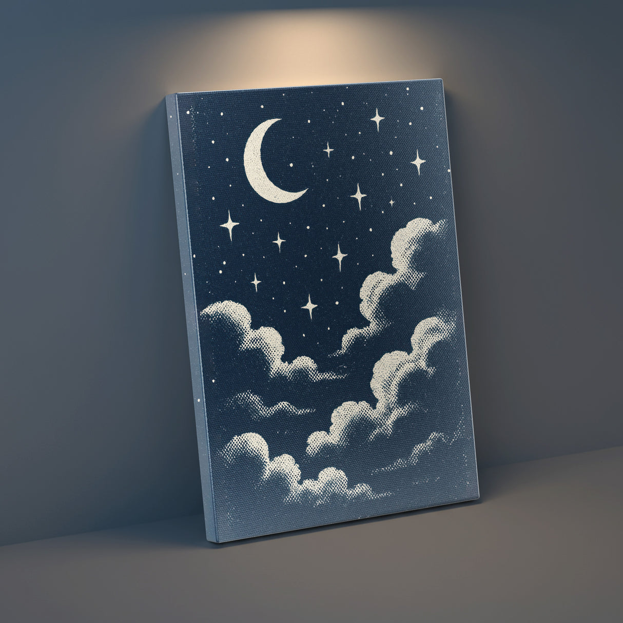 まぶたがそっと落ちて、心が雲に抱かれるようにやわらぐ – 月夜のまどろみ – Moonlit Slumber